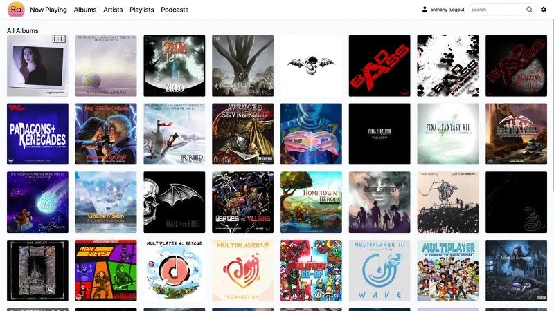 Ra project screenshot